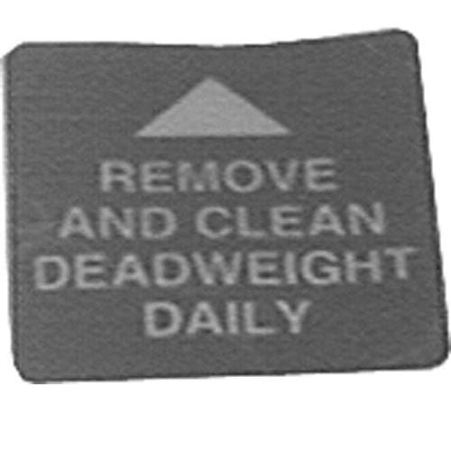 16912 Henny Penny - Essential Decal for Fryer Maintenance 16912 Henny Penny - Essential Decal for Fryer Maintenance